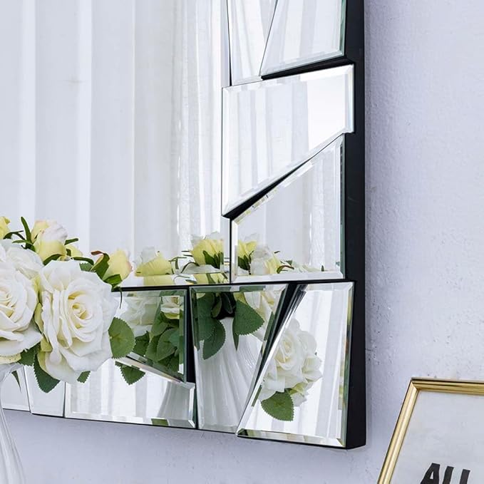 Chende Decorative Mirrors for Wall, Rectangle Modern Accetn Home Decor for - Image 5