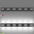 SOLFART 5 Color Temperature Adjustable Modern Vanity Light6 Lights Black - Image 6