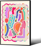 Funky Cute Kids Abstract Wall Art Trendy Bright Colorful Poster 24x36 inch by Medpol