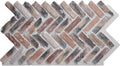 EverStone Herringbone Faux Brick Panel, 46 1/2"W x 25 1/4"H x 1"D, Farmhouse by EkenaMillwork