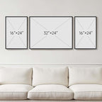 Large Framed Modern Luxury Large Wall Art - Image 3