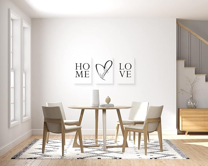 GUBIYU Home Love Wall Decor Set of 3 Prints - Image 6