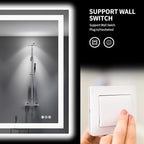 LOAAO 48"X40" LED Bathroom Mirror - Image 7