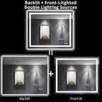 LOAAO 48"X40" LED Bathroom Mirror - Image 6