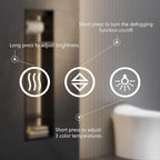 Sweetcrispy 36"x48" Smart Anti-Fog LED Bathroom Mirror - Image 5