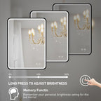 20x28 Inch LED Bathroom Mirror - Image 4