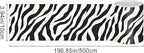 HOMETITUTE Wallpaper Border Peel and Stick Zebra Stripe Texture Decorative Wall - Image 3