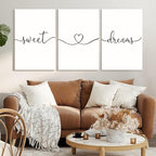GUBIYU Sweet Dreams Wall Art Above Bed - Image 3