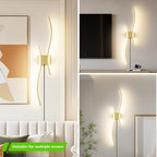 Daunton Modern Gold Plug in Wall Sconces Set of 2 - Image 6