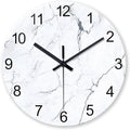 Extra Large Marble Decorative Wall Clocks Battery Operated 24 Inch Modern by Constantplanet%E6%97%97%E8%88%B0%E5%BA%97
