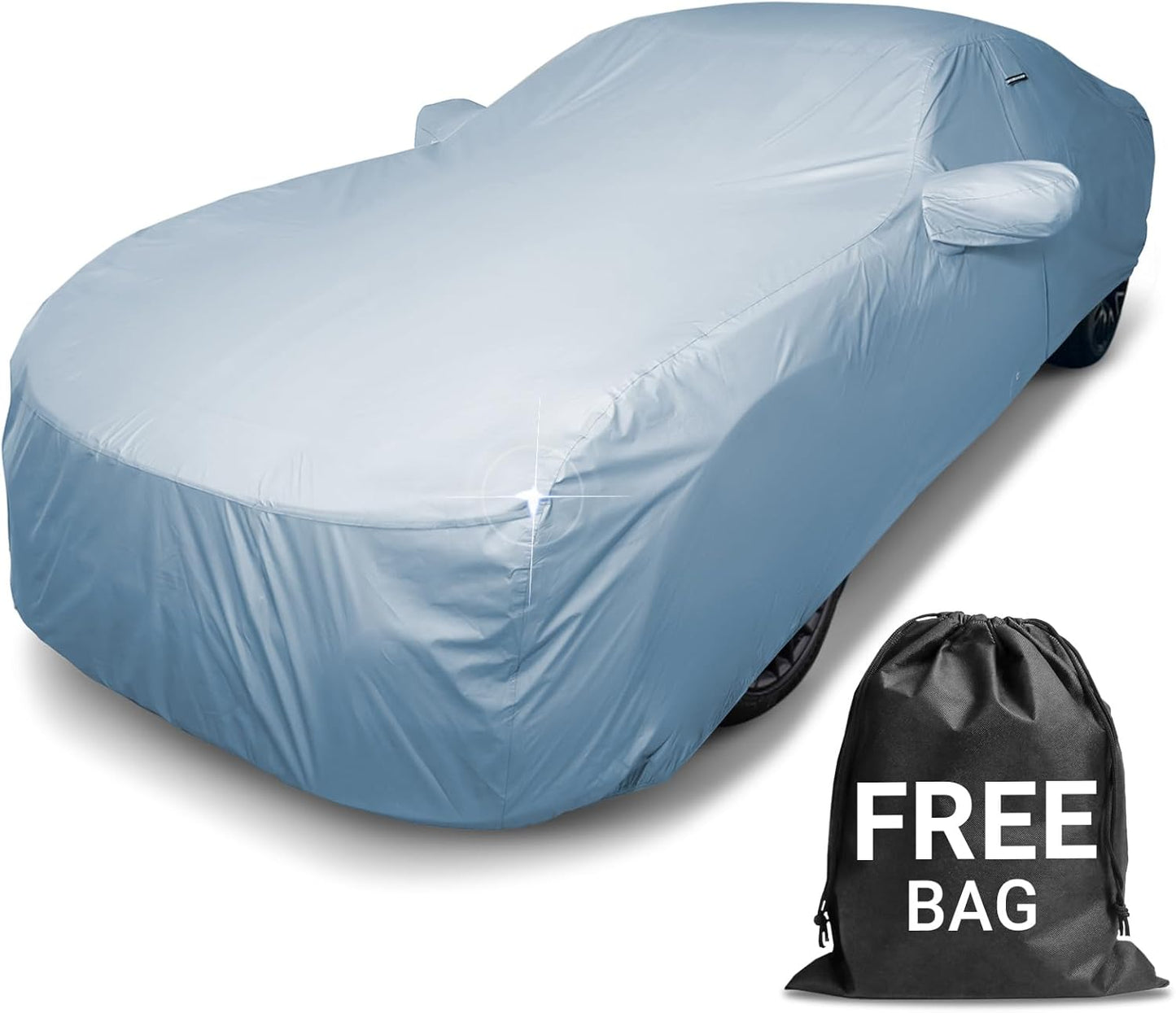 iCarCover Premium Car Cover for 1933-1942 Chevy Master Heavy Duty Waterproof All-Weather Automobiles Custom Fit Indoor Outdoor UV Snow Protection Covers with Straps and Bag
