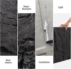 4-Pack 3D PU Stone Wall Panels for Interior Decor | Faux Stone Accent Tiles - Image 5