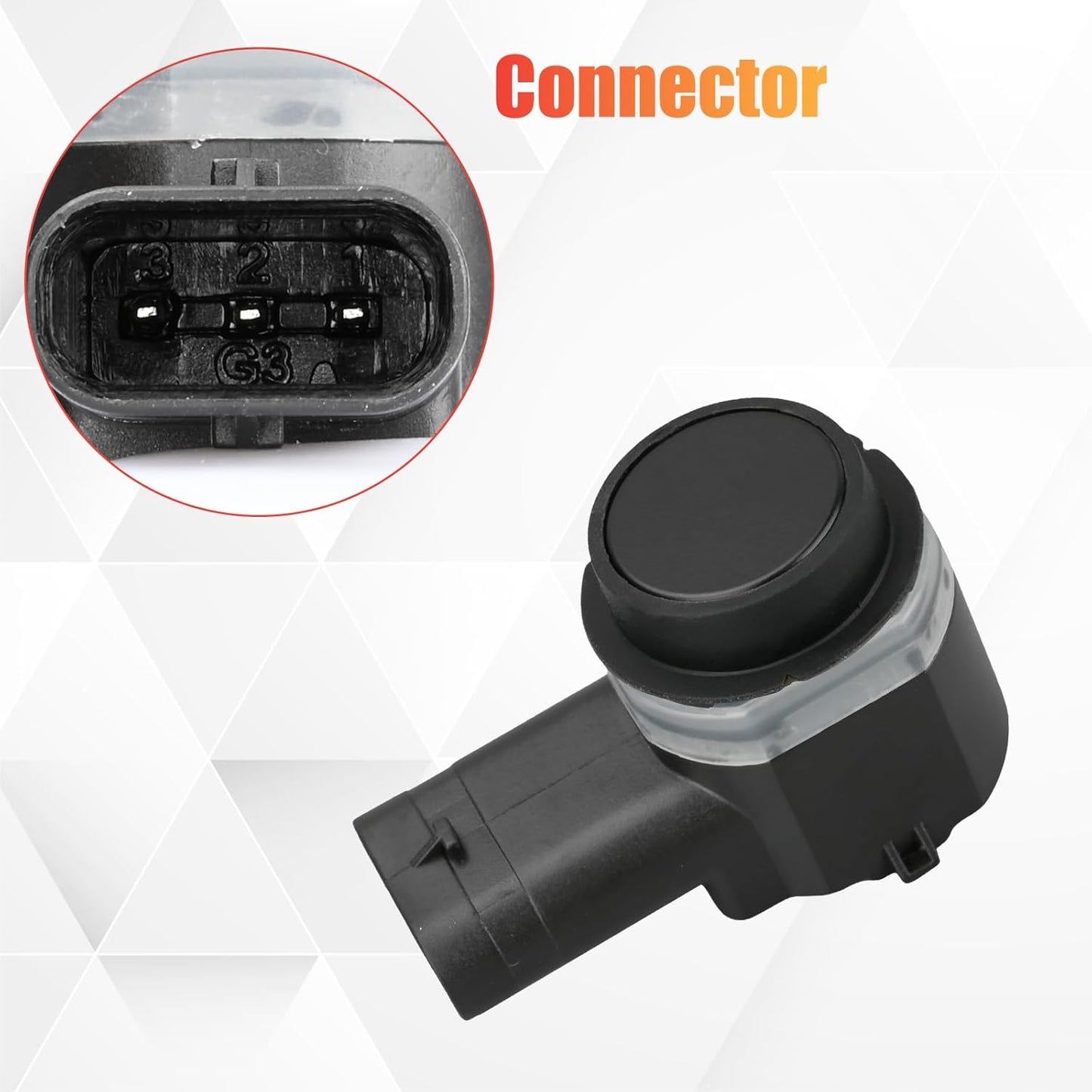 1S0919275 Reverse Backup Parking Assist Sensor Compatible with A6 Beetle CC Eos Flying Spur Jetta Mulsanne Q5 Q7 R8 S6 S7