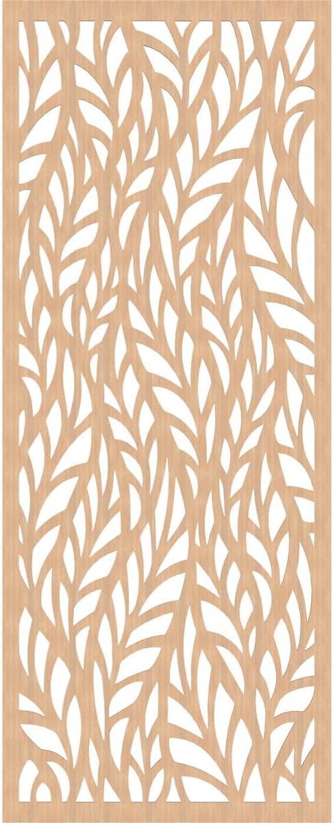 Ortonville Decorative Pierced Fretwork Wood Wall Panels, 31 3/8"W x 79 3/8"H x - Image 2