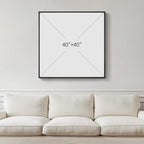 Extra Large Framed Neutral Abstract Wall Art - Image 3