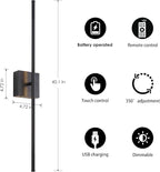 KARTOOSH Battery Operated Wall Sconces - Image 5
