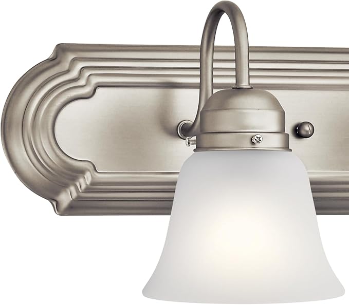 Kichler 36" 5-Light Vanity Bath Light in Brushed Nickel, Modern Bathroom Light - Image 4