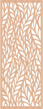 Ortonville Decorative Pierced Fretwork Wood Wall Panels, 31 3/8"W x 79 3/8"H x - Image 2