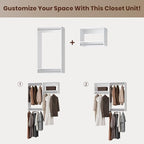 ROOMTEC Modular Closet System, Wooden Tower - Image 9
