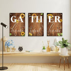 GUBIYU Gather Signs for Home Decor Gather Wall Decor for Dining Room Home Sweet - Image 3