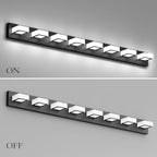 Ralbay 52inch Black Vanity Lights Fixtures 8 Lights LED Modern LED Acrylic - Image 7