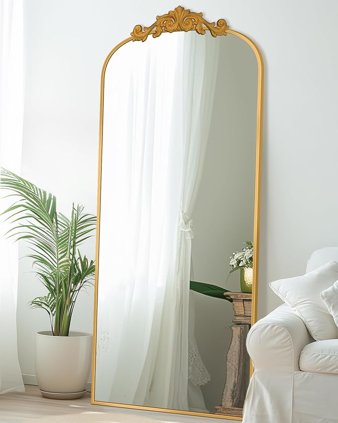 Antok Arched Full Length Mirror, Full Body Mirrors - Image 2