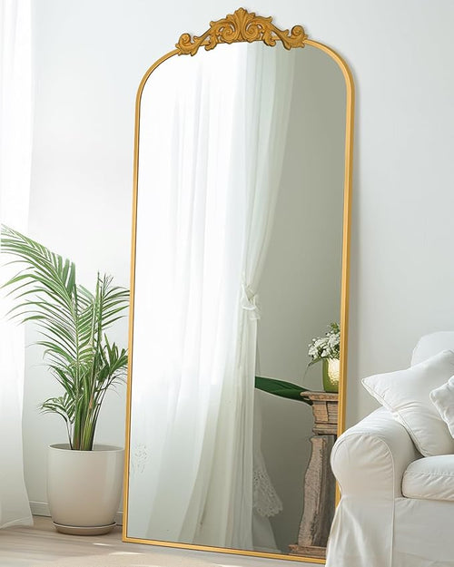 Antok Arched Full Length Mirror, Full Body Mirrors - Image 2