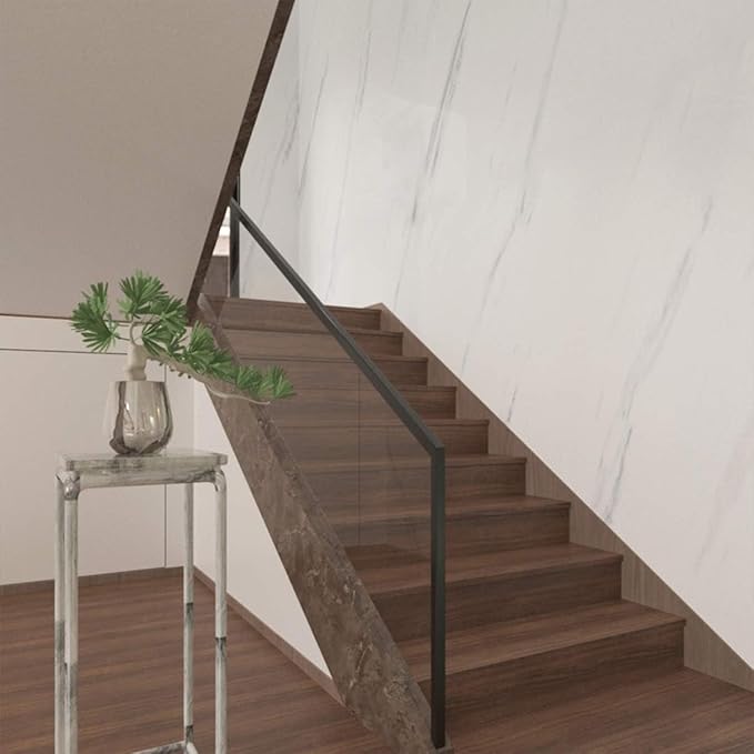 Large White Marble Granite Wallpaper Peel Stick Thicken 31.5x591inch Waterproof - Image 7