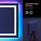 LOAAO 55X30 Inch RGB LED Bathroom Mirror - Image 6