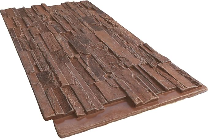 EverStone Cascade Faux Stone Panel, 48 5/8"W x 24 3/4"H x 1 1/4"D, York Town - Image 6