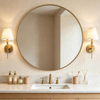 WallBeyond Round Wood Mirror by WallBeyond