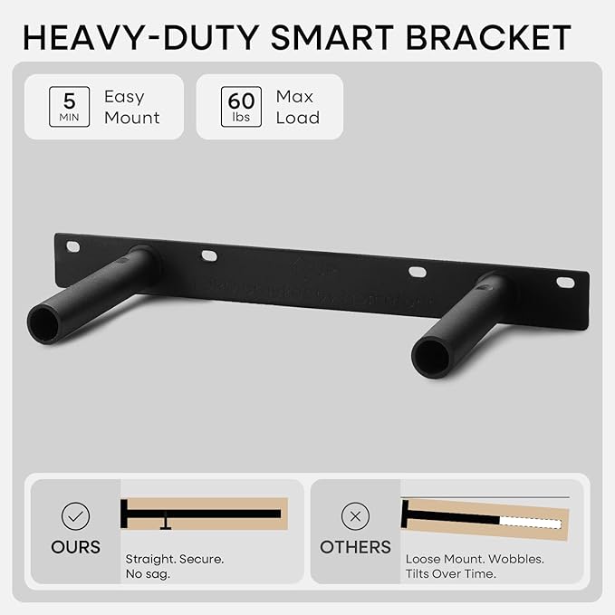 Homeforia Classic Walnut 18 inch Floating Shelf, High End Solid Real Wood Small - Image 4