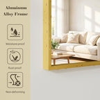 Oversized Full Body Mirror 35x78 inch Arched Full Length Mirror - Image 5
