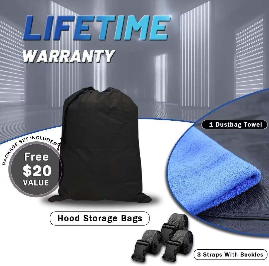 Honda Ridgeline Truck Cover Custom Fit 2005-2026 Crew Cab Short Bed(5.3') with Door Zipper, 10 Layers Outdoor Heavy Pickup Truck Cover Waterproof All Weather, Wind Dust Sun Protector.