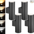 LEONLITE 18 Inch 5CCT LED Cylinder Up Down Wall Light Outdoor, 120V-277V by LEONLITE