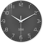 XNM Round Large Wall Clock for Living Room 24 Inch Wall Clocks Battery Operated by XNMwallclock