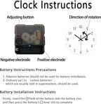 24 Inch White Minimalist Glass Wall Clocks Battery Operated Extra Large Wall - Image 6