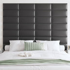 IFNOW Wall Mounted Upholstered Headboard King, 12 Panels 3D Peel and Stick by IFNOW
