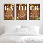 GUBIYU Rustic Farmhouse Dining Room Decor Cute Gather Signs - Image 5