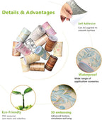 REDODECO 3D Flower Pattern Molding Peel Stick Wall Border - Image 6