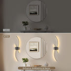 Battery Operated Wall Sconce Set of 2, Dimmable Modern LED Rechargeable Wall - Image 8