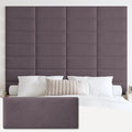 IFNOW Wall Mounted Upholstered Headboard King, 3D Peel and Stick Soundproof by IFNOW