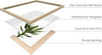 HAUS AND HUES Plant Photo Set of 4-16x20 Framed Beige - Image 2