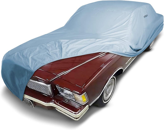 iCarCover Premium Car Cover for 1978-1988 Chevy Monte Carlo Heavy Duty Waterproof All-Weather Automobiles Custom Fit Indoor Outdoor UV Snow Protection Covers with Straps and Bag