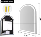 Arched LED Bathroom Mirrors - Image 9