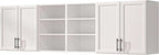 Furnaza Wall Cabinets for Laundry Room, Shaker Wall Mounted Kitchen Cabinets by Furnaza