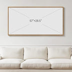 Large Framed Neutral Botanical Wall Art - Image 3