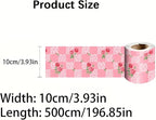 Pink Polka Dot Wallpaper Border 196x4 Inch Peel and Stick Wall Border Removable - Image 4