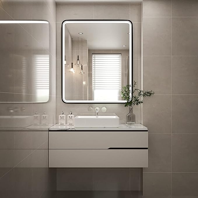 30X36 Inch LED Mirror for Bathroom, Large Wall Mounted Makeup Mirror, Dimmable - Image 2