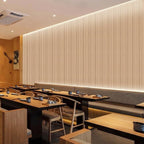 16-Pack 3D Soundproof Slat Wall Panels, Modern Faux Wood Wall Cladding - Image 5